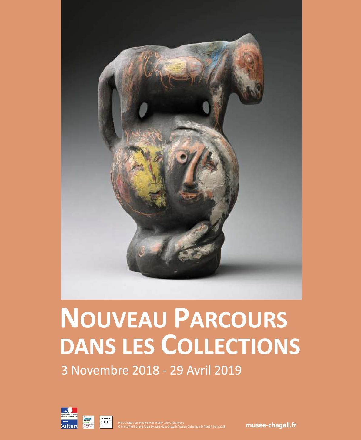 Affiche Chagall Acquisitions nouveau parcours collections 2018-2019