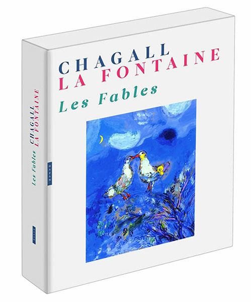 Fables, coffret, Chagall, illustration, éd. Hazan, 2022