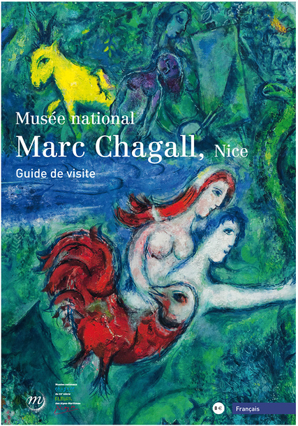 Couverture, livret de visite, musée national, Marc Chagall, 2024