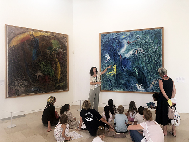 Jeu de piste, musée Chagall, 2023