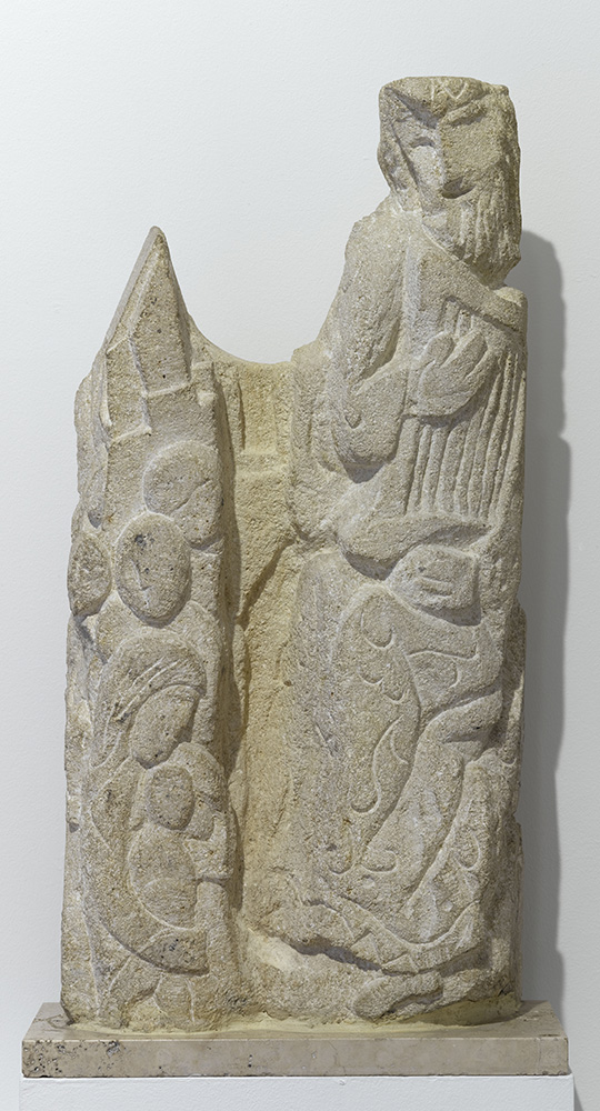 Marc Chagall, Le Roi David, 1953, marbre (c) Adagp, Paris, 2024