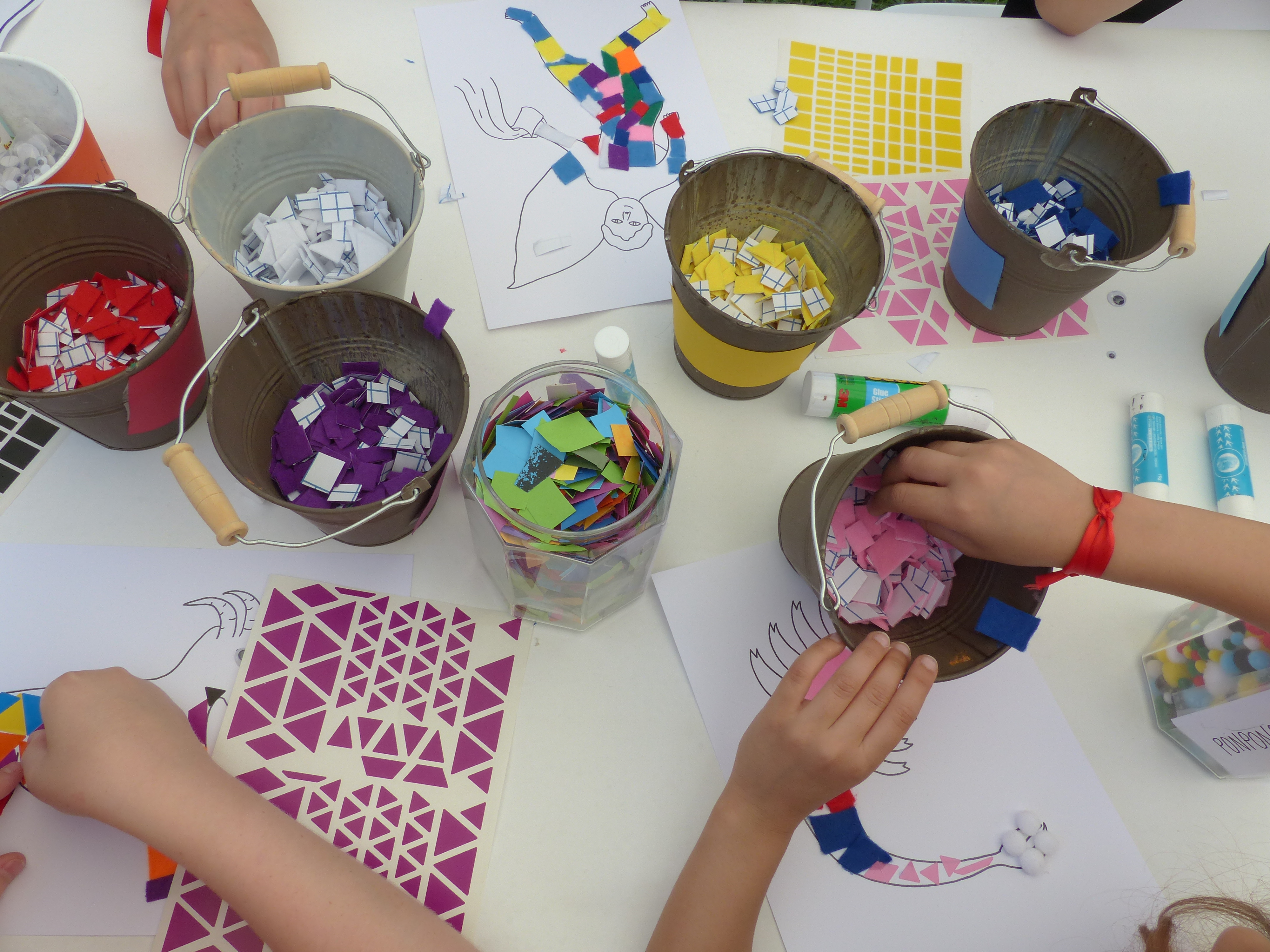 Atelier "Fabrique ta mosaïque"