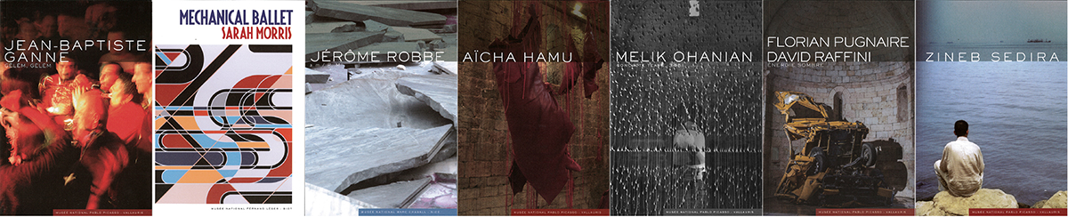 catalogues couvertures coffret 3 artistes contemporains