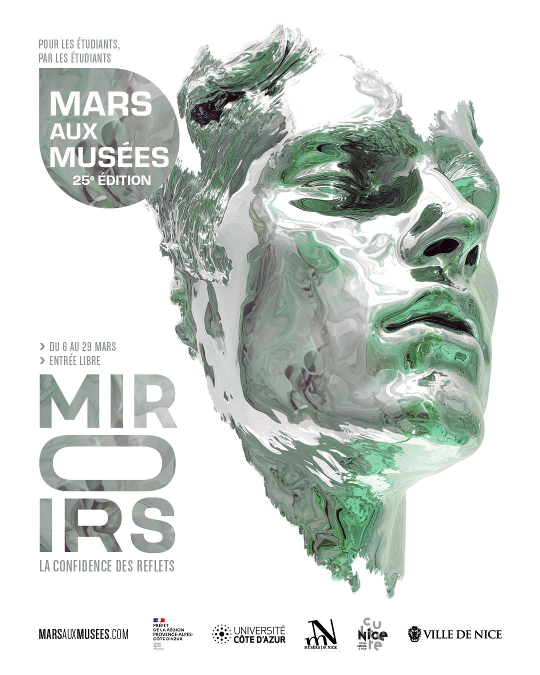 Visuel de la 25e édition de Mars aux musées 2026