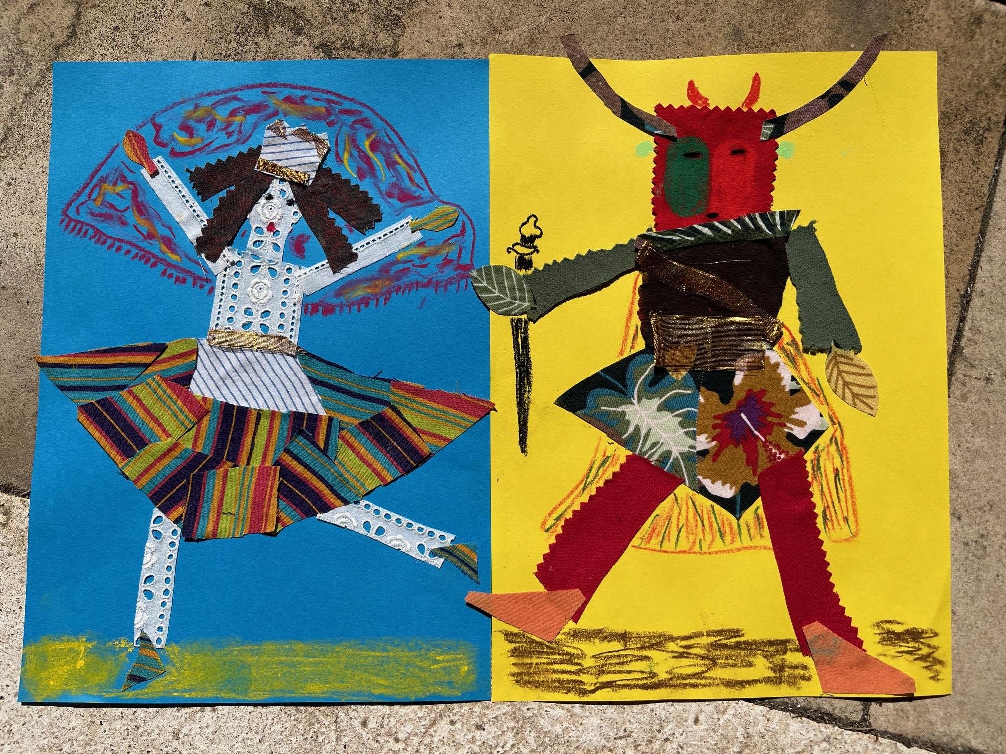 visuel visite créative - personnage fantastique