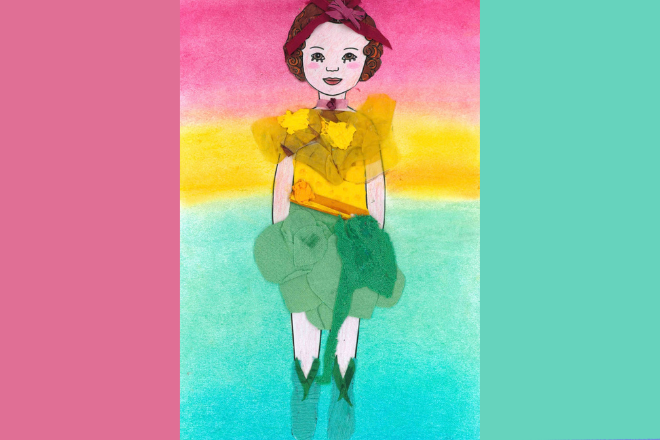 Visueld d'un costume pour l'atelier créatif "création de costume"