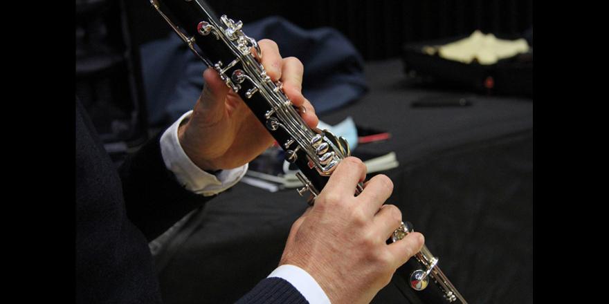 clarinettiste, concert, musique, classique, de chambre