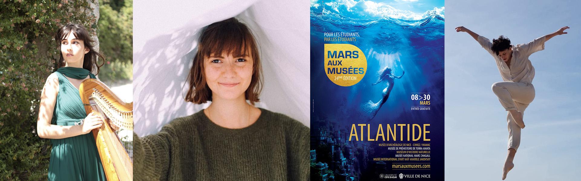Mars aux musées, 24e édition, 2025, carrousel, 4 visuels