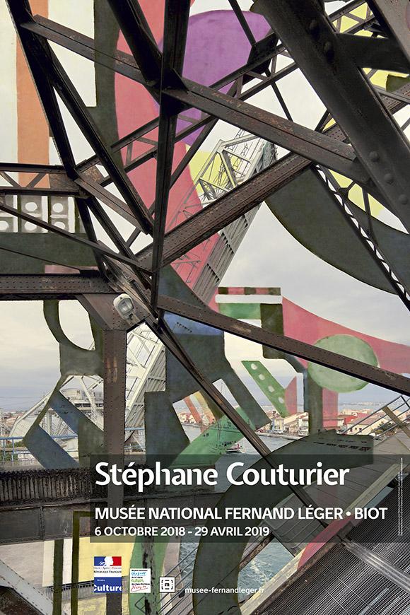 Affiche exposition Stéphane Couturier musée national Fernand Léger, 2018. Photo (c) Stéphane Couturier. Graphisme (c) illustramenti.com