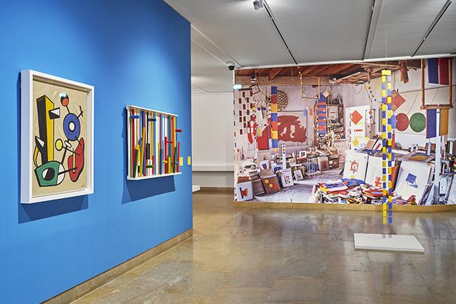 Exposition Léger MAMAC, salle Albert Chubac, musée national Fernand Léger, Biot. Photo (c) J. Chr. Lett (c) Adagp, Paris, 2025