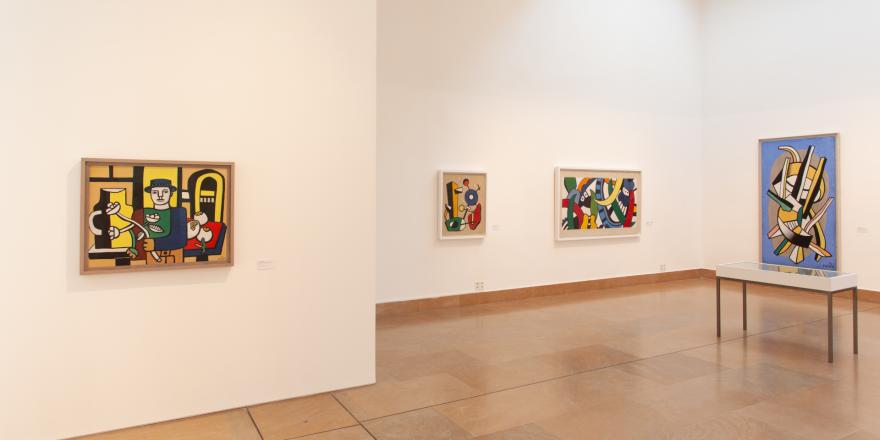  vue salle des collections, musée national Fernand Léger, Biot. © Photo: musées nationaux du XXe siècle des Alpes-Maritimes / Gilles Ehrentrant © ADAGP, Paris, 2021.  