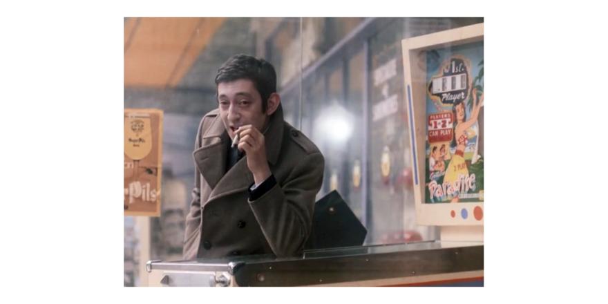Serge Gainsbourg, dans "Anna", film de Pierre Koralnik (1967). Photo (c) Malavida Films, 2024.
